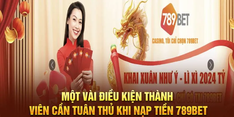 Quy trình thực hiện nạp tiền tại 789bet