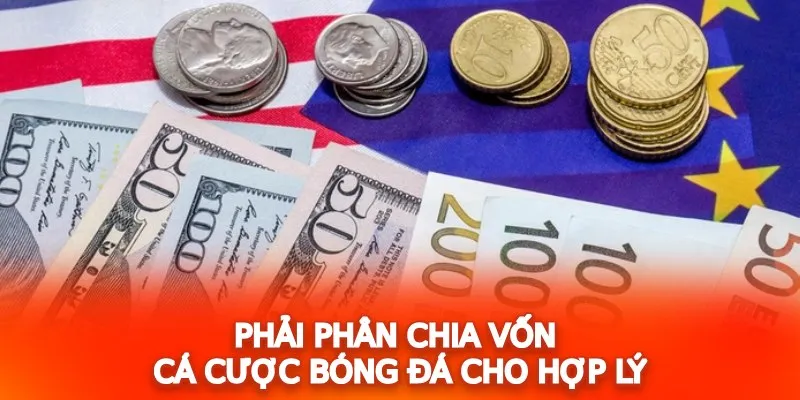 Phải phân chia vốn cá cược bóng đá cho hợp lý
